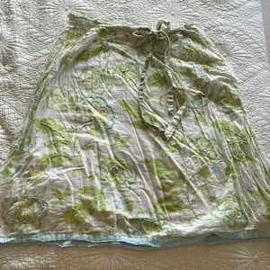 Garnet Hill Floral skirt